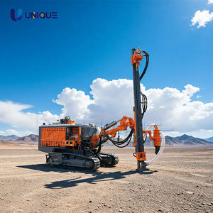 Excavadora diésel ZEYX420T única con orugas separadas, perforadora DTH para perforación de pozos, profundidad máxima de perforación de 50m, buena movilidad, en venta. - Product Image 1