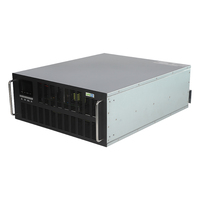 UPS Online 1KVA Fase Tunggal dengan Proteksi Tegangan Tinggi dan Rendah, Output 0.9PF, Pemasangan Rak, untuk Pusat Data Bank