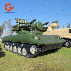 Modelo de Tanque Panzer Inflable, Simulacro de Tanque Inflable, Vehículo Blindado Inflable - Product Image 6