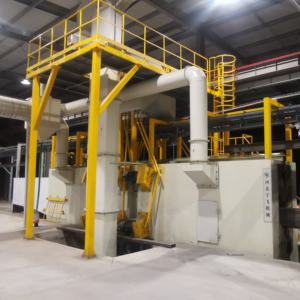 Machine automatique de grenaillage en acier à poutre en H avec télécommande écologique de dégivrage du <span class=keywords><strong>moteur</strong></span> et de la boîte de vitesses - Product Image 5