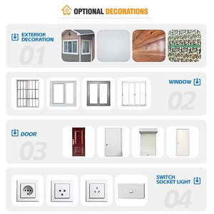 Casa Contenedor Plegable de Doble Ala, Hogar Modular Prefabricado Expandible de 20ft 40ft, Panel Sándwich de Acero, Baño y Cocina de Lujo, <span class=keywords><strong>Hotel</strong></span> - Product Image 6