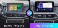 Autoradio UPSZTEC 9 pouces 4+64 Go Android 14 Lecteur multimédia Navigation Radio FM Car Play pour Ford MG GS 2019