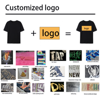 T-shirt en coton tricoté 100 % personnalisé réfléchissant, épais, pour motifs en relief, impression DTG, sérigraphie, broderie, écologique
