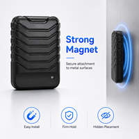 YK-K3 Rastreador GPS Inalámbrico GSM 2G de 5000mAh con Fuerte Imán, Localizador LBS WiFi, Sensor de Luz, Alarma, Estadísticas de Kilometraje y Actualización Remota OTA