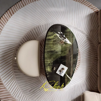 Nouvelle table basse minimaliste italienne pour salon et usage domestique