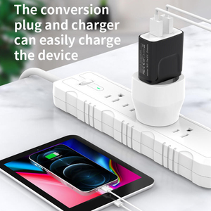 Travel <b>Plug</b> <b>Adapter</b> for Canada & USA Outlets US Standard ABS Material Short Circuit Protection - Product Image 5