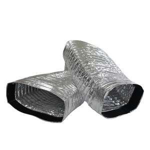 <strong>Air</strong> <strong>Conditioner</strong> Aluminium Foil Pipe Rectangular Flexible <strong>Duct</strong> Connector Economical Custom Design Rectangular Flexible <strong>Duct</strong> - Product Image 1