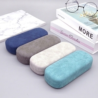 Étui de protection rigide en daim de luxe personnalisé avec logo OEM, directement de l'usine, pour lunettes de soleil et lunettes de vue