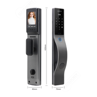 Tuya WiFi serrure de porte intelligente reconnaissance faciale 3D empreinte digitale carte biométrique NFC caméra de sécurité entièrement automatique serrure intelligente numérique