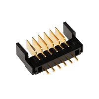 Vente directe d'usine 2.0mm pas 6Pin connecteur de batterie à lame droite verrouillage d'empreintes digitales en-têtes de batterie au Lithium boîtiers de fil