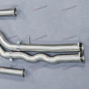 Système d'échappement arrière haute performance avec silencieux et embouts pour BMW M3/M4 F80/F82/F83 S55B30 3.0T 2014-2019 - Product Image 5