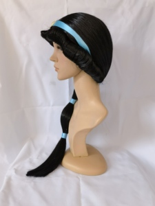 Peluca de fiesta de princesa de fibra sintética - Product Image 3