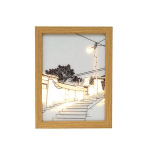 Custom Logo Light up Picture 3D <b>Frame</b> Art <b>Painting</b> Wall Decor 3 Modes Glowing Night Lights Illuminated <b>Painting</b> Lighting - Product Image 1