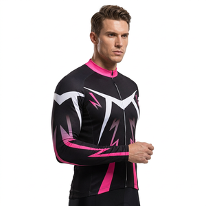 Ensemble de cyclisme haute élasticité, confortable, doux pour la peau, séchage rapide, respirant, manches courtes, Tour de France, 100% polyester, unisexe - Product Image 4