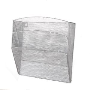 Mutil-function Hanging Wall Mount Mounted Office School Metal Mesh Magazine <b>File</b> <b>Organizer</b> - Product Image 3