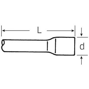STAHLWILLE - 16010002 <b>Extensions</b> - EAN 4018754013463 <b>SOCKET</b> WRENCH ACCESSORIES 1" - Product Image 2