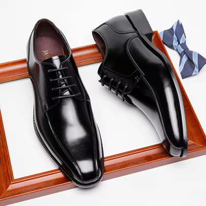 Chaussures habillées décontractées pour homme en cuir véritable, simples et élégantes, imperméables, pour mariage, 2025 - Product Image 3