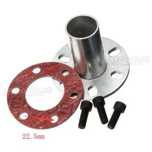 Pot d'échappement universel pour moto de 290 mm, en acier inoxydable, embout d'échappement pour scooter 49cc 50cc, moto tout-terrain, quad ATV - Product Image 4