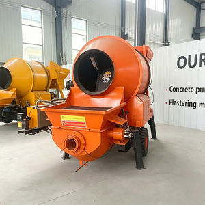 Bétonnière orange avec moteur, composant essentiel pour la construction - Product Image 5