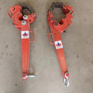 Hydraulische pijpkettingtang met hoge koppel, plaattype, 2 tot 8 inch - Product Image 1