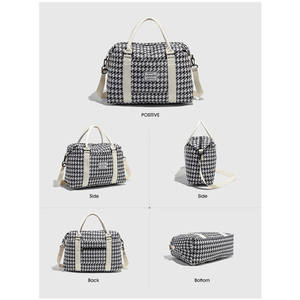 Women's Lightweight Portable Travel Bag Unisex Fashionable Multi-Functional Oxford Waterproof Zipper Storage <b>Luggage</b> <b>Extra</b> <b>Large</b> - Product Image 4