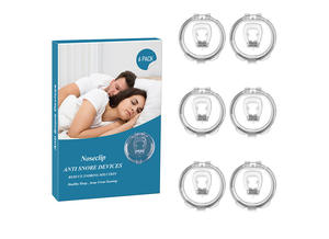 女性と男性のいびき防止矯正ガジェットいびき鼻クリップ装置いびき除去 - Product Image 2