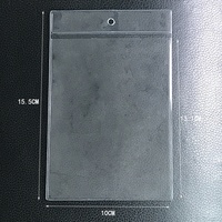Porte-badge en PVC imperméable pour carte d'exposition, pochette pour carte d'identité, porte-carte, pochette
