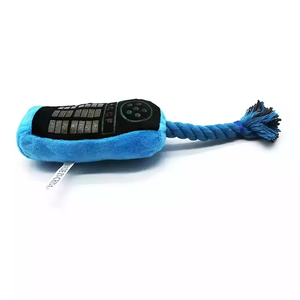 Juguete Masticable Resistente a Mordidas de Perro, Juguete de Peluche con Forma de Teléfono Móvil para Gatos y Mascotas con Cordón de Algodón, Juguetes para Masticar para Mascotas - Product Image 4