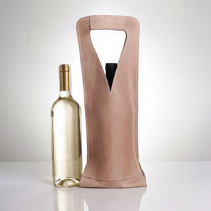 Porte-vin en cuir véritable de style ancien, sac de protection pour bouteille de vin de luxe personnalisé, sac cadeau artisanal pour boissons, LEB-0099B - Product Image 1