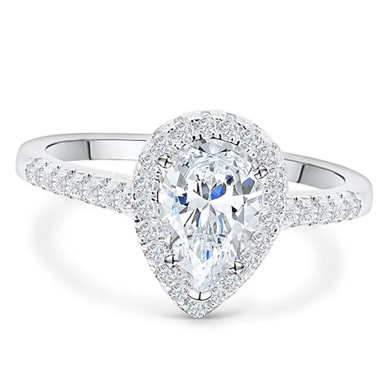 13 carati princess cut diamond stack anello non appannante argento sterling 925 fedi nuziali set donna