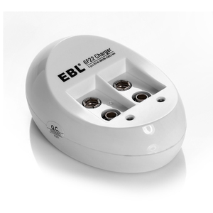 Cargador de Baterías Recargables EBL de 2 Ranuras, 600 mAh, Carga Rápida por USB, NiMH, Iones de Litio, 9 V, para Baterías Recargables de 9 V - Product Image 2