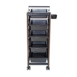 Hot-selling <b>Salon</b> Barber Shop Tool Trolley Multifunction Hairdresser Beauty Cart - Product Image 4