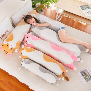 Giocattoli di peluche personalizzati, gatti lunghi a forma di cuscino, peluche morbido animale. Per poggiatesta per bambini, bambola, compagno di giochi. - Product Image 2