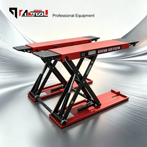 Elevador de Tijera Móvil AnTool MD35-12 con Certificación CE, Elevador de Autos de 3.5 Toneladas, Sistema Hidráulico Profesional para Servicio de Neumáticos - Product Image 1