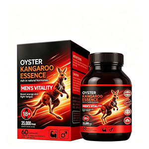 OEM Offre Spéciale : Capsules d'Énergie Naturelle Strong Man Oyster Essence Kangaroo MACA – Améliore l'Immunité et la Gestion de l'Énergie – 60 Comprimés - Product Image 1