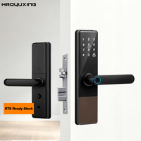 Serrure intelligente à empreinte digitale et à clé Carbine TTLOCK pour serrures à mortaise en aluminium/bois avec carte mémoire et Cloud pour la maison