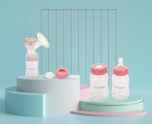 V-coool <span class=keywords><strong>allattamento</strong></span> al <span class=keywords><strong>seno</strong></span> 150ml set collettore PP bottiglia di stoccaggio del latte materno con silicone - Product Image 3