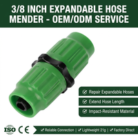 Conector de Manguera de Conexión Rápida de 3/8 Pulgadas, Adaptador Multifuncional de Cierre de Agua para Riego de Jardín, Pistola de Pulverización y Reparación de Tuberías