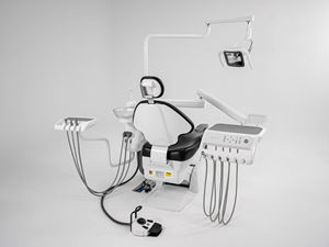 Chaise <span class=keywords><strong>dentaire</strong></span> noire de l'électricité avec la capacité de poids patiente de 1000KG faite de plastique durable - Product Image 6