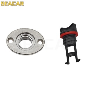 Seacar Scupper <b>Plug</b> Stainless Steel 316 Marine Boat Drain <b>Plug</b> With <b>Rubber</b> Seal For Repair And Replacement - Product Image 3