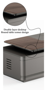 Luxuriöser kunden spezifischer Executive-Schreibtisch mit Holzrahmen-Klassisches kommerzielles Design für CEO/Manager - Product Image 6