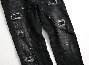 High Quality Men's <strong>Jeans</strong> Fitting Streetwear Wholesale <strong>Soft</strong> Ripped Denim Pants Men <strong>Jeans</strong> - Product Image 6