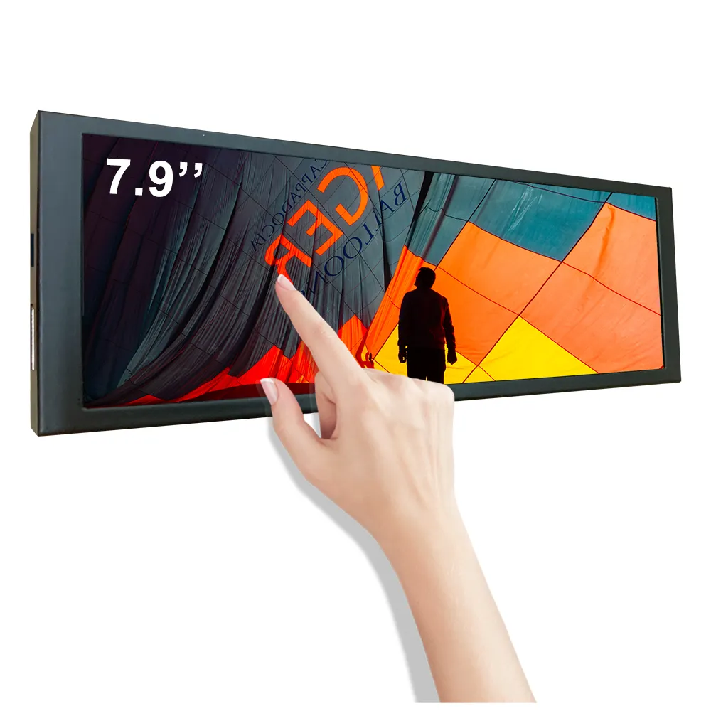 7.84 inch Touchscreen Monitor 400 x1280 IPS LCD touch screen monitor widescreen lcd stretched display tft lcd monitor for laptop