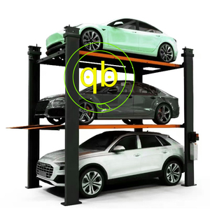 Elevador Hidráulico de 4 Postes y 3 Niveles para Autos, Entrega Rápida, Fácil de Usar, Gato Hidráulico para Garaje, Elevador de Autos en Oferta, Equipo de Estacionamiento - Product Image 5