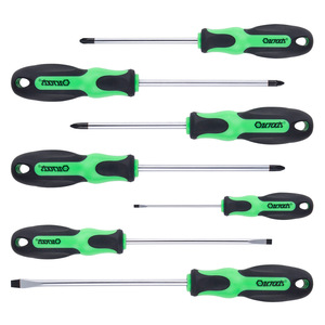 Oumio <b>Screwdriver</b> Set 7 Pc Flat And Cross Head Magnetic Handle For Home And Car Repair - Product Image 4