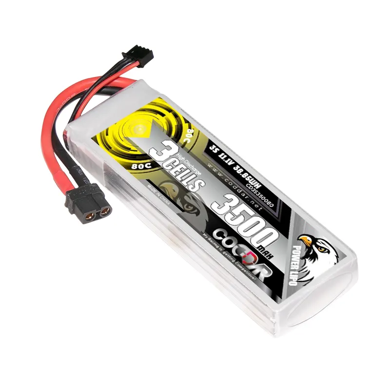 CODDAR RC LiPo pil 3S 3500MAH 11.1V 80C XT60 FPV Drone Jets kamyon uçak helikopter MultiCopter tekne RC hobi