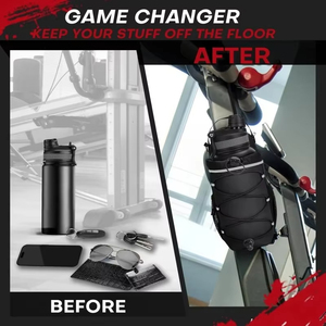 Hot Sale Magnetic Gym <strong>Bag</strong> for Men and Women Sports Magnetic <strong>Cooler</strong> Water <strong>Bottle</strong> Sling Holder Carrier <strong>Bag</strong> with Compartment - Product Image 4