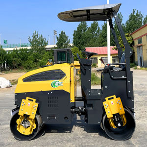 Rullo Compattatore Stradale Vibrante a Doppio Tamburo Diesel da 3, 6, 7, 8 Tonnellate, Rulli per Asfalto, Peso del Rullo Stradale - Product Image 4