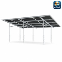 Sistema de Montaje con Tornillos de Tierra H2 Solar para Filipinas, Diseño GEA para Proyectos, Soporte Solar para Typhoon