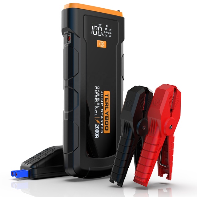 Super Capacitor Portable Battery Booster Power Bank Multi-Function Jump Starter for Car and Truck 4000a Peak Current